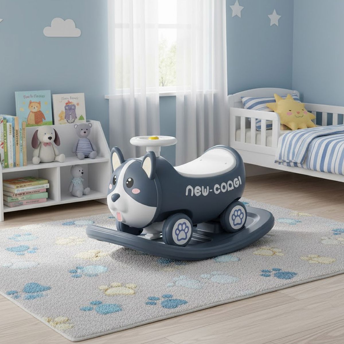 MON PETIT - Mecedora Andador con Sonido 2 en 1 Perrito