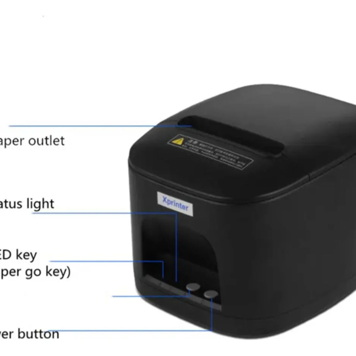 XPRINTER - Impresora Térmica Xprinter Xp-t80a 80mm Usb Pos Ticket