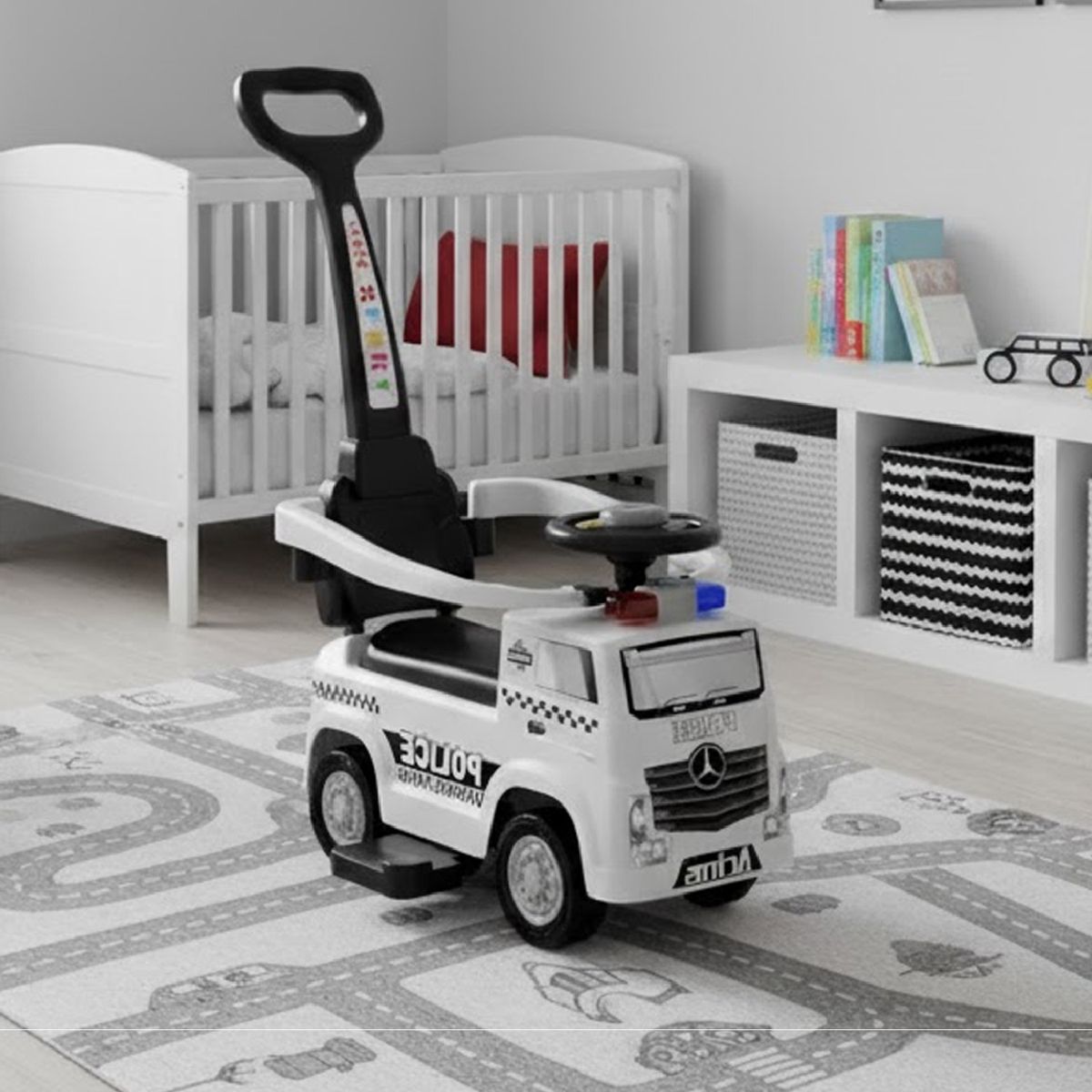 MON PETIT - Correpasillos Policía Caminador Andador con Mango