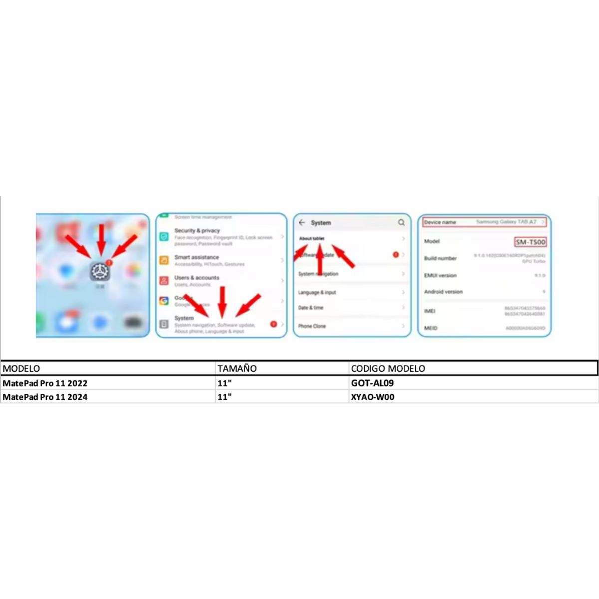 TECNOPALACE - Lámina PaperLike para Huawei MatePad Pro 11 2022-2024