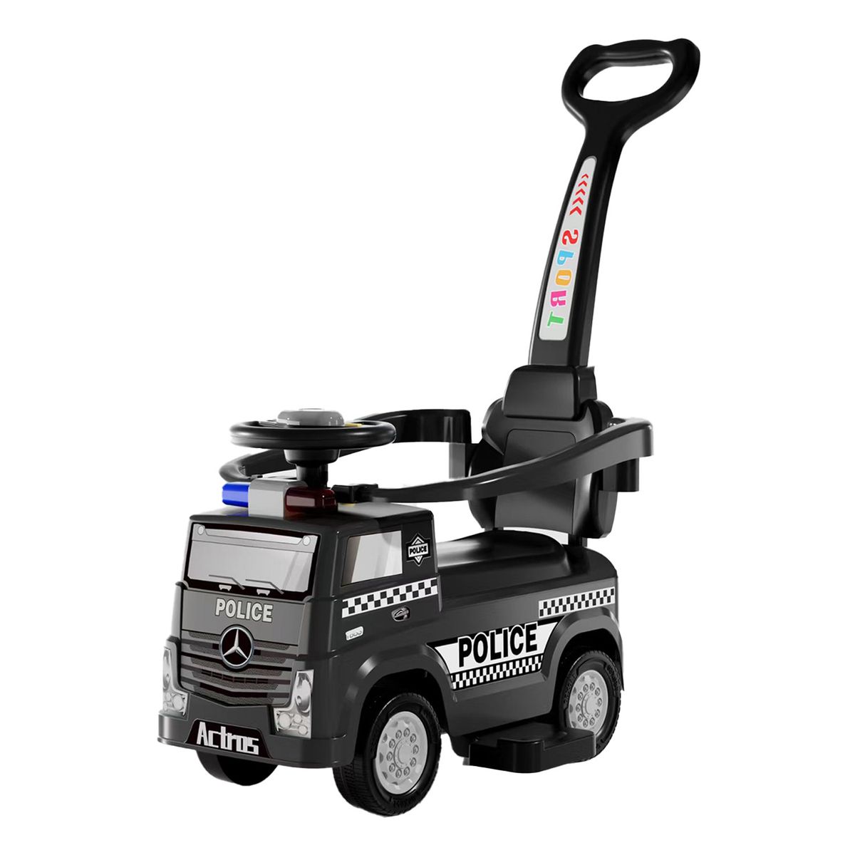 MON PETIT - Correpasillos Policia Caminador Andador con Mango