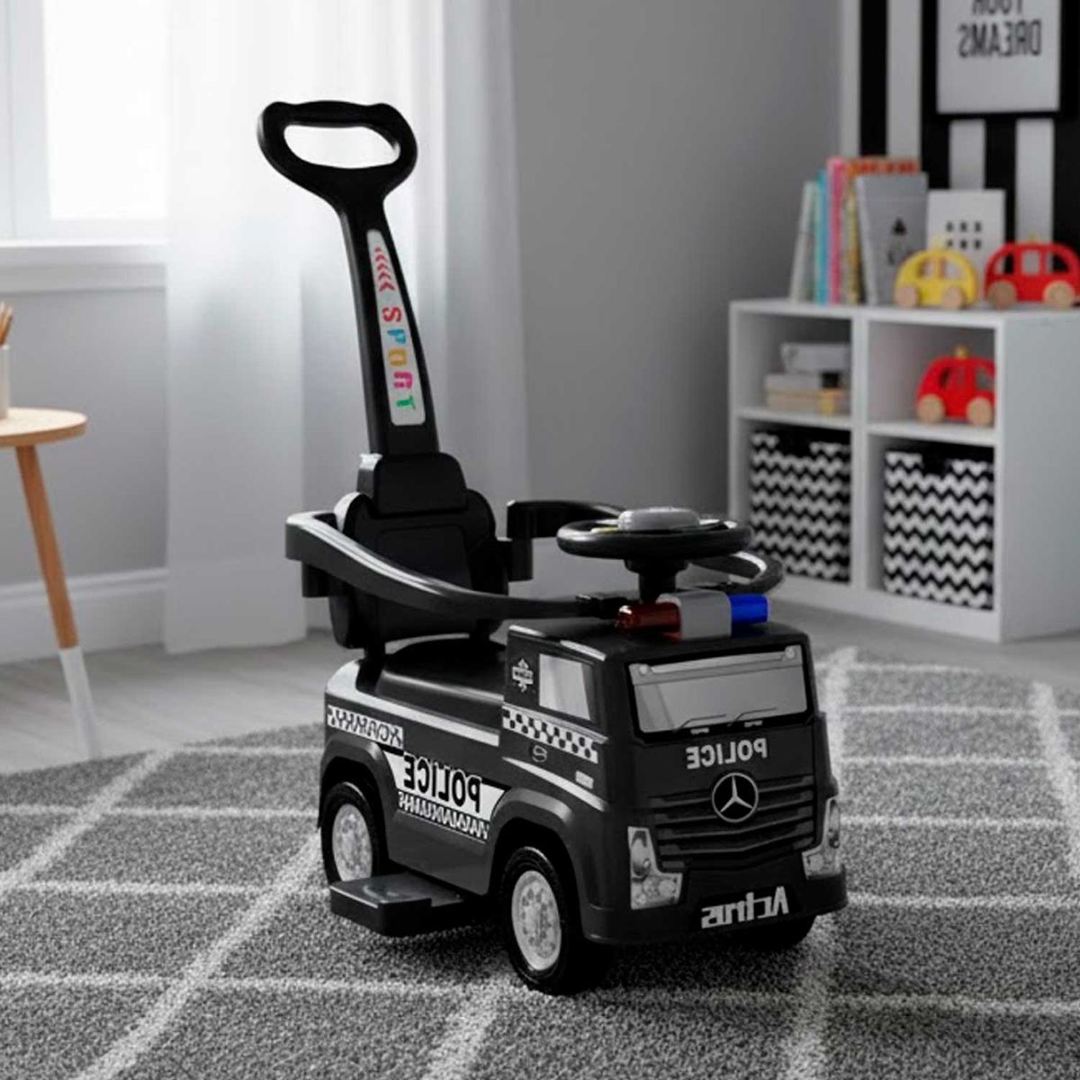 MON PETIT - Correpasillos Policia Caminador Andador con Mango