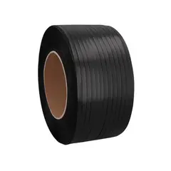 GENERICO - Zuncho Plástico PP 12 12mm08mm1500m Pack Mayorista 1ud - Negro - Unico