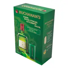 BUCHANANS - Pack Whisky 12 Años 750cc + Vaso de Regalo