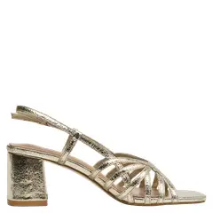 BRUNO ROSSI - Sandalia Mujer Fiesta Dorado