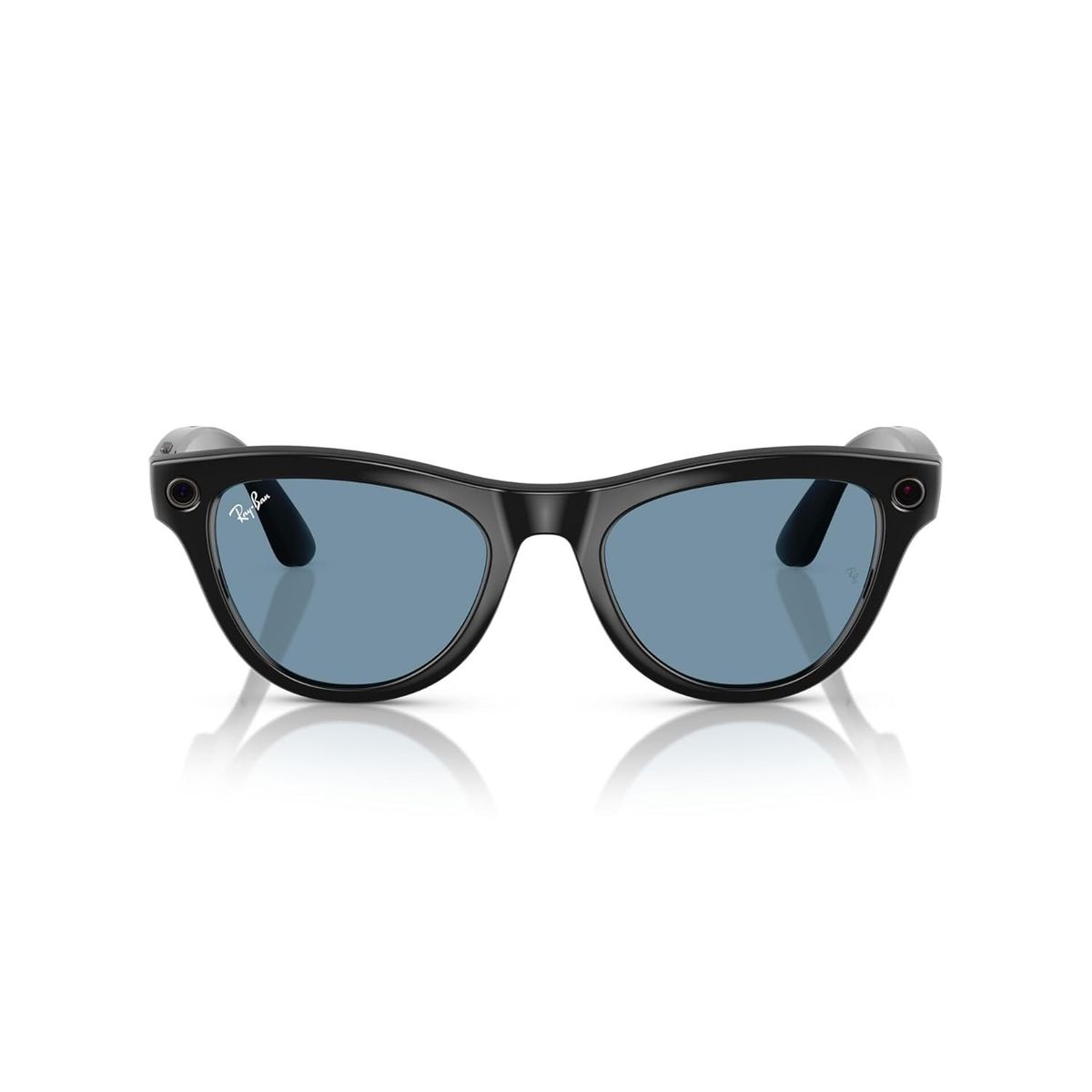 RAY BAN - Ray-Ban Meta Skyler Cristales Azul Claro Marco Negro Brillante - Lentes IA