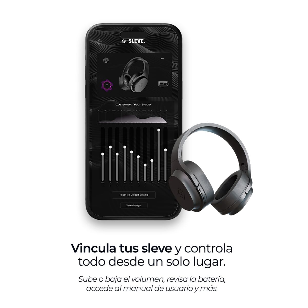 SLEVE - Audifonos Inalambricos Bluetooth Sleve Rocklink 2Gen