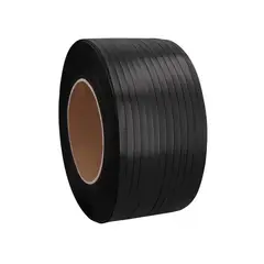 GENERICO - Zuncho Plástico PP 12 12mm08mm2500m Pack Mayorista 1ud - Negro - Tamano unico