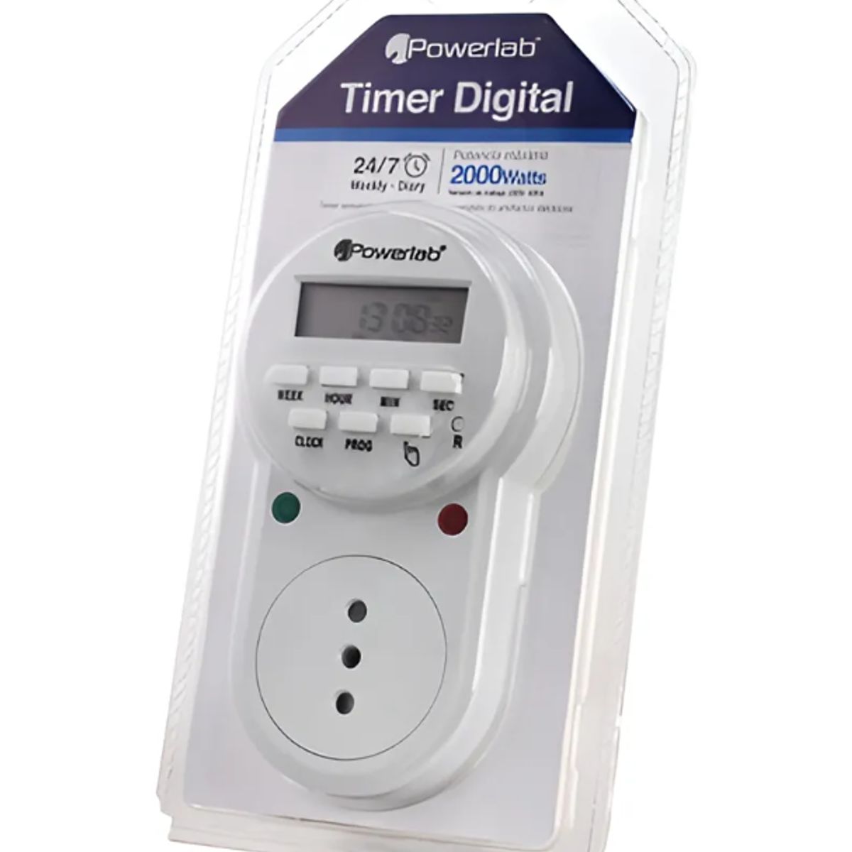POWERLAB - Timer Temporizador Digital Semanal 247 Powerlab