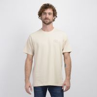 POLERA MANGA CORTA STAMPED BEIGE CLARO