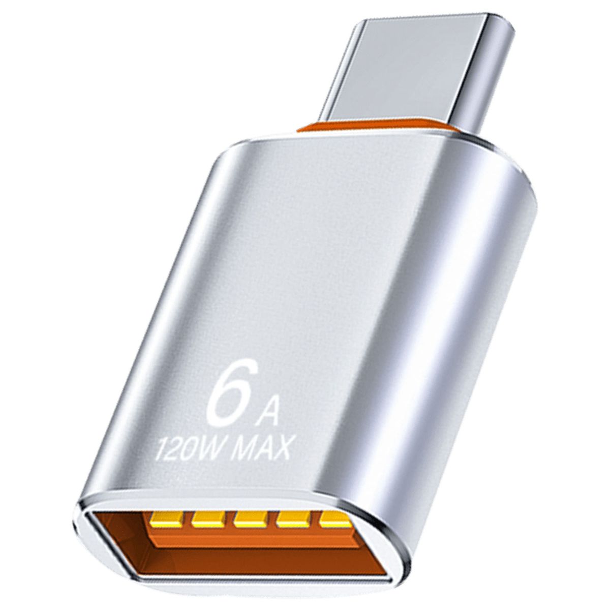 MOTOMO - Adaptador OTG Para Carga Transferencia USB Salida USB-C Gris