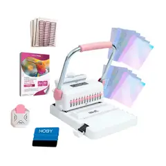 CINCH - Kit de Encuadernadora Rosa Básico