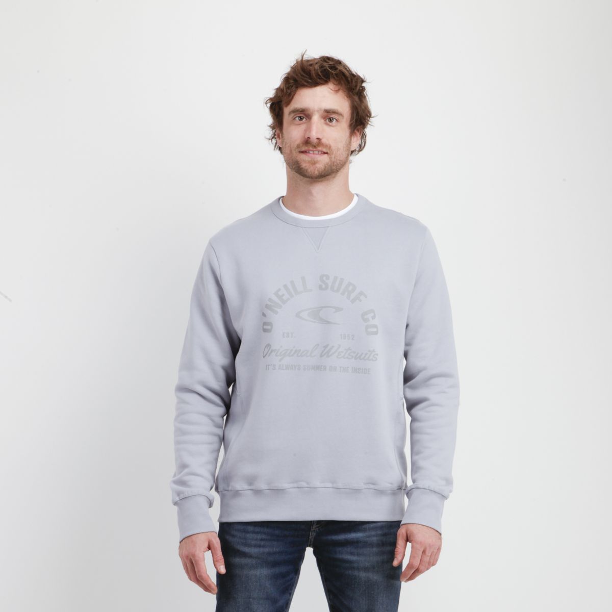 O'NEILL - POLERON SURF CO CREW AZUL CLARO