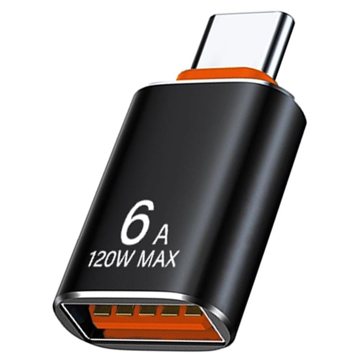 MOTOMO - Adaptador OTG Para Carga Transferencia USB Salida USB-C Negr