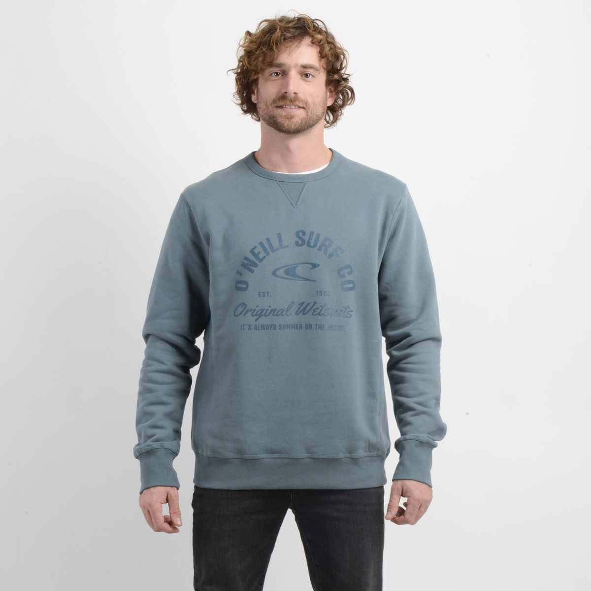 O'NEILL - POLERON SURF CO CREW VERDE OSCURO
