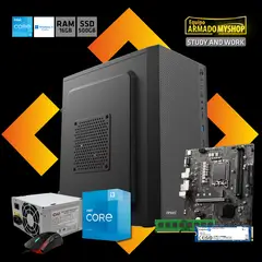 GENERICO - Pc Study And Work - Intel Core I3-12100 - Msi H610m G