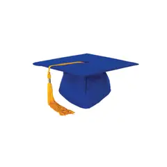 GENERICO - Birrete Para Graduación Adulto Azul