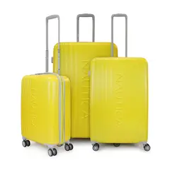 NAUTICA - Set de 3 maletas S+M+L Sumer amarillo