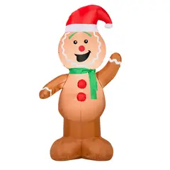 GENERICO - DECO HOMBRE JENGIBRE INFLABLE LED 180CM