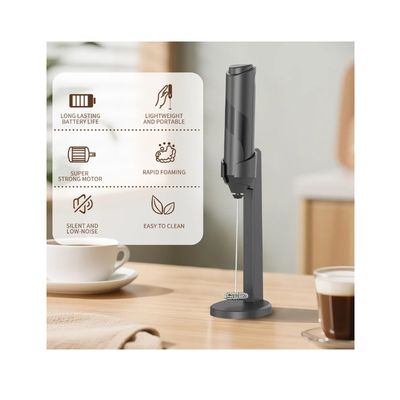 Imagen 2 del producto Batidor Espumador De Leche Eléctrico Con Base De Soporte