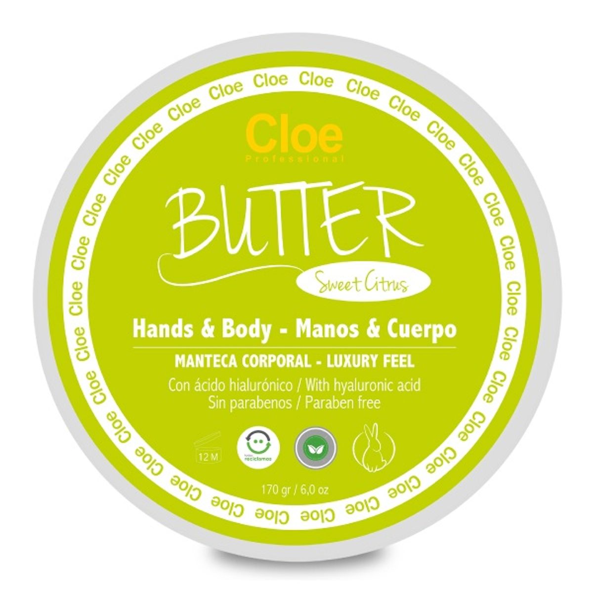 CLOE - Crema Manos y Cuerpo Butter Sweet Citrus Cloe 170GR