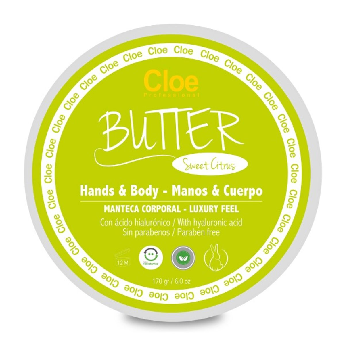 CLOE - Crema Manos y Cuerpo Butter Sweet Citrus Cloe 170GR