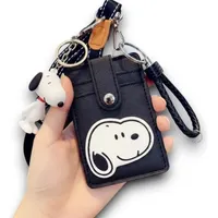 Monedero Tarjetero Snoopy Peanuts Kawaii + Llavero de Regalo
