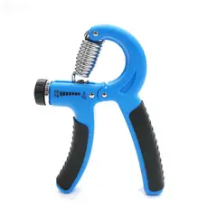 DALI - Hand Grip Ergonómico Ajustable 560 kg Ejercitador de Mano Azul