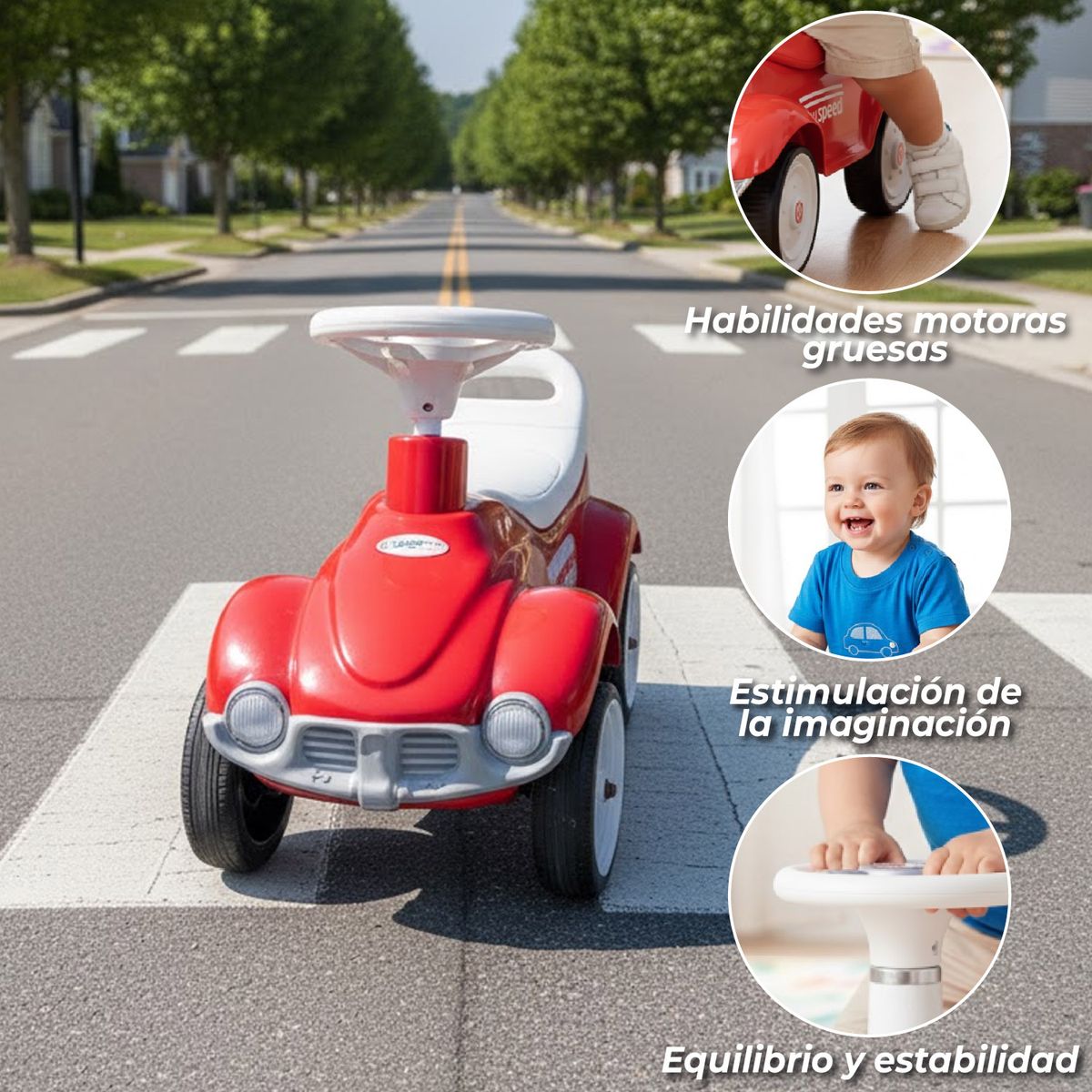 MON PETIT - Correpasillo Caminador Andador Retroauto