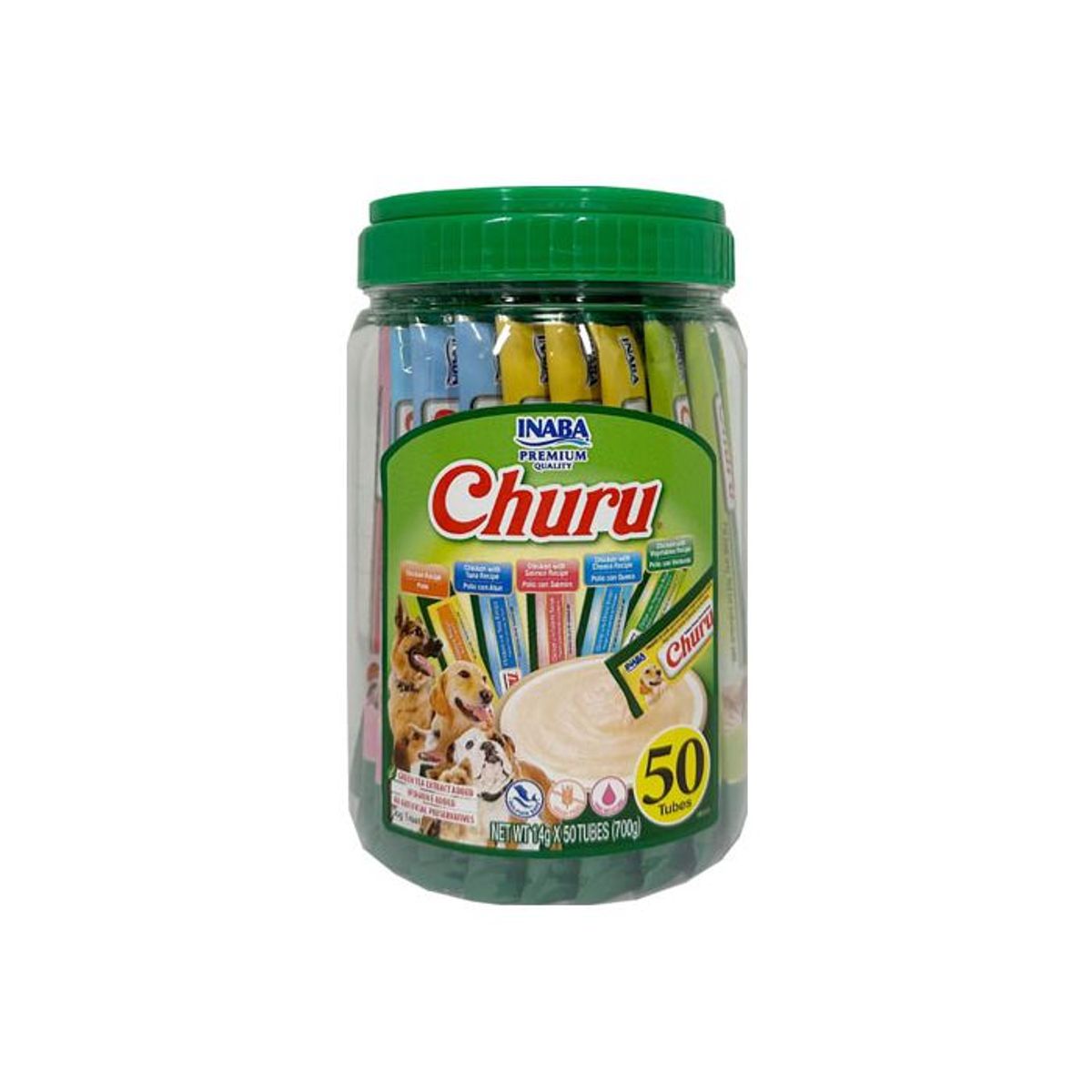 CHURU - Churu Perro Variedades de Pollo 50 tubos (14 gr c/u)