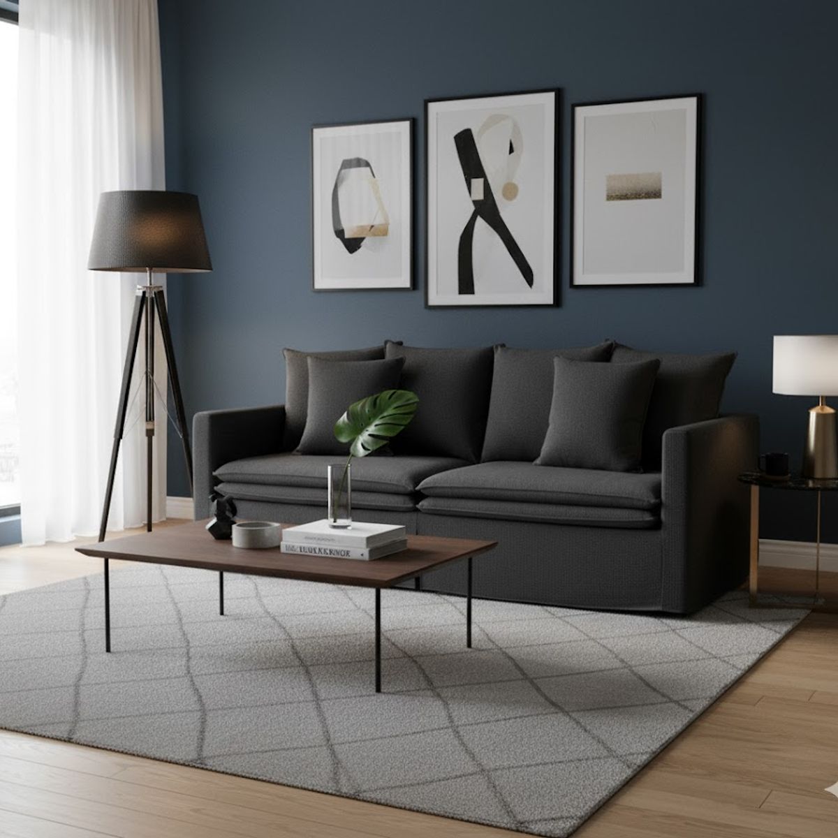 MUNDO LIVING - Sofa 3 cuerpos Anakena Marengo con fundas desmontables lavables