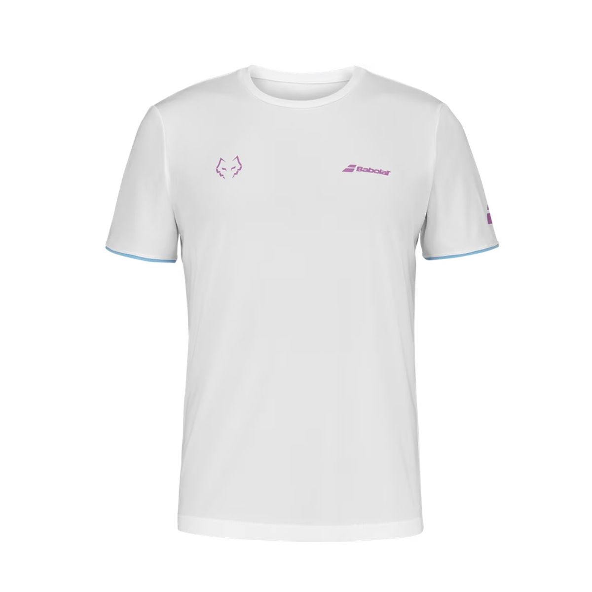 BABOLAT - Polera Babolat Crew Neck Tee Juan Lebron Blanca Tenis Padel