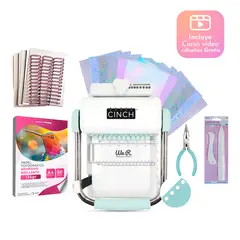 CINCH - Kit Encuadernadora Menta + Alicate + Huesos Plegadores