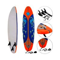 Softboard / Tabla De Surf / Playa + Leash Y 3 Quillas