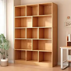 GENERICO - Librero Madera Biblioteca Estante 13 Repisas 100x23x178cm