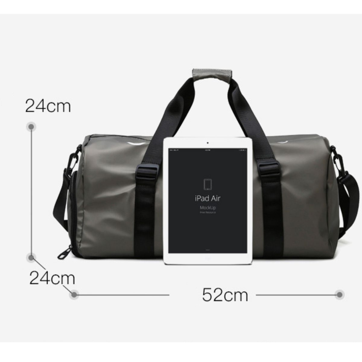 GENERICO - Bolsa Gran Capacidad Para Viajes  Deportes Color:Negro