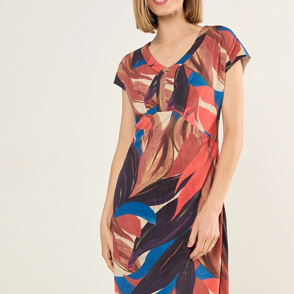 MA GRIFFE - Vestido Escote En V Mujer Negro Magriffe