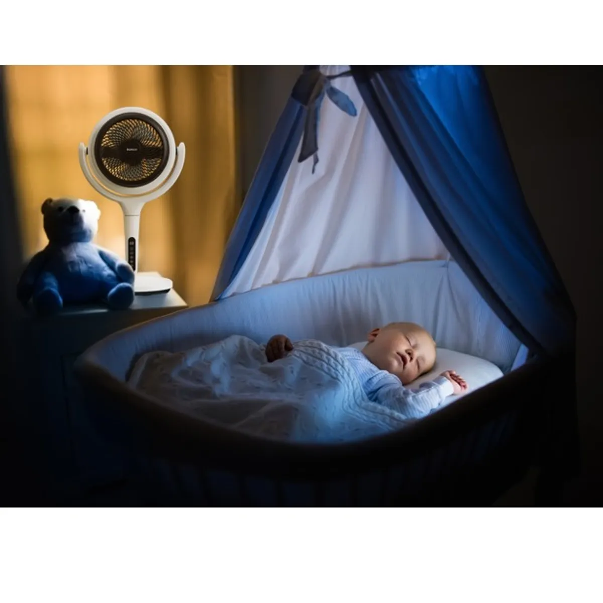 BESTHERM - Ventilador ECO y silencioso 8 pulg. 2 en 1