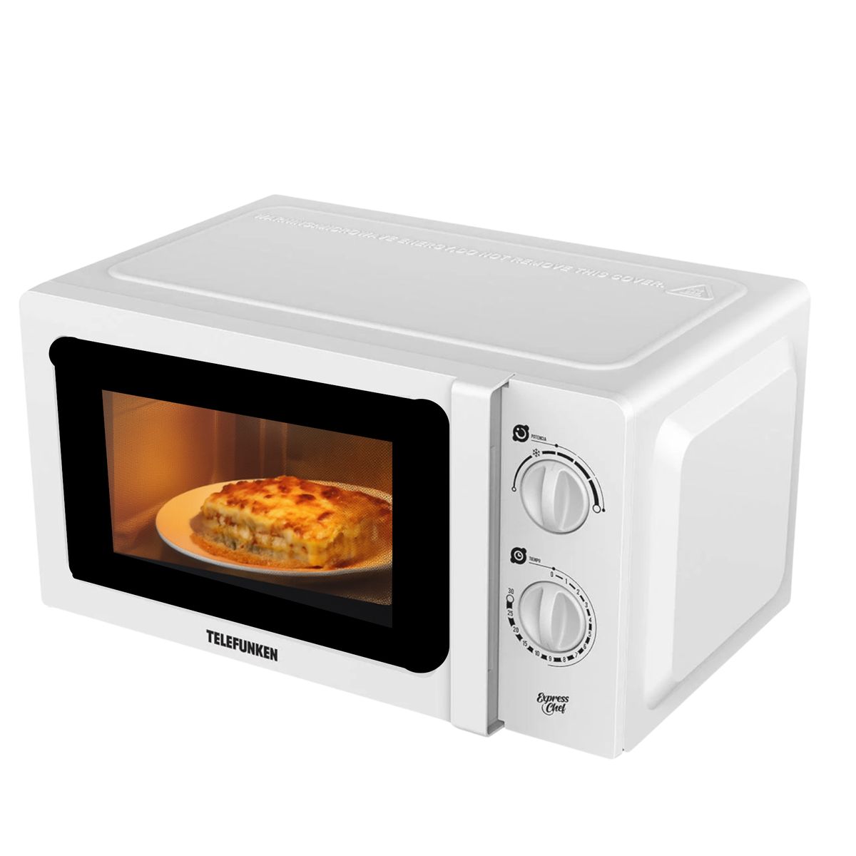 TELEFUNKEN - Microondas Express Chef Análogo 20 Litros 700W  TFK-20A SEC