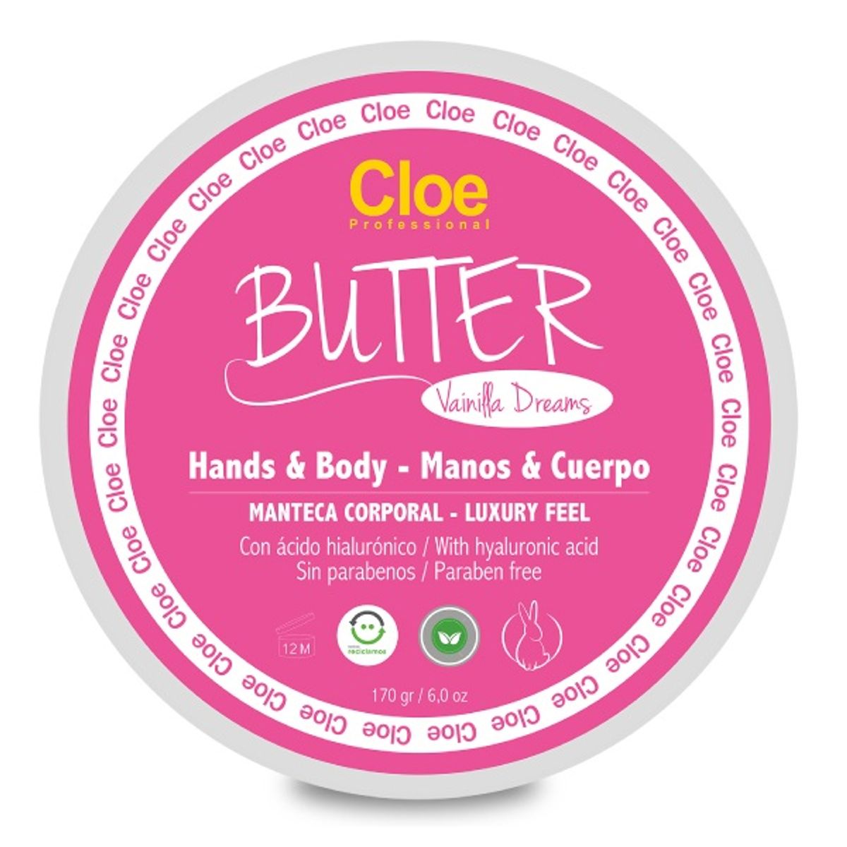 CLOE - Crema Manos y cuerpo Butter Vainilla Dreams Cloe 170GR