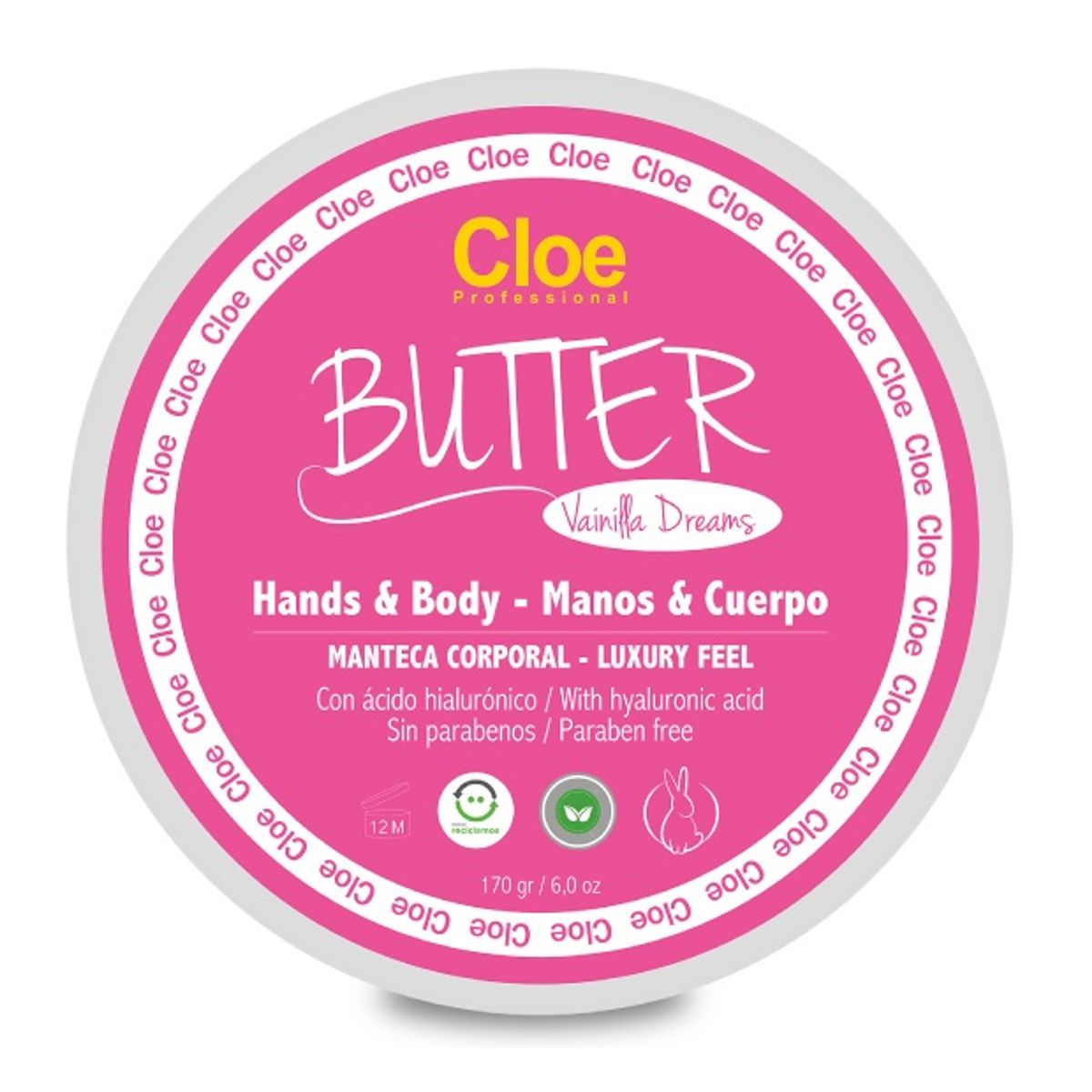 CLOE - Crema Manos y cuerpo Butter Vainilla Dreams Cloe 170GR