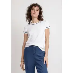 CANADIENNE - Polera Mujer Jazmin Viscosa Blanco