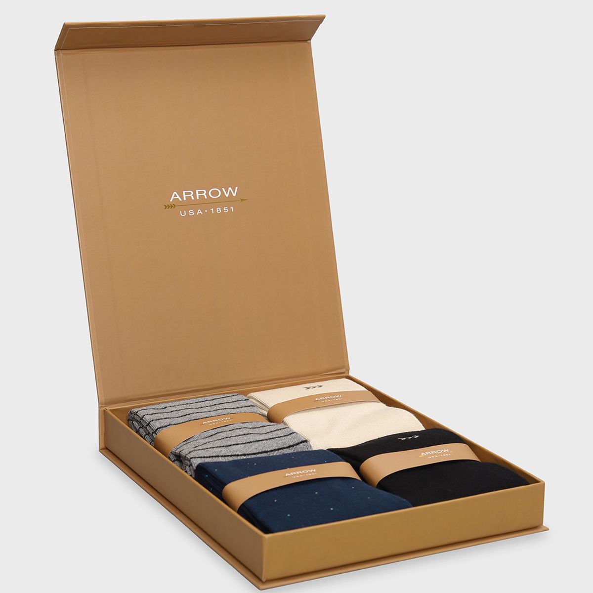 ARROW - Caja Calcetines 4 Unidades Casual Arrow ARROW