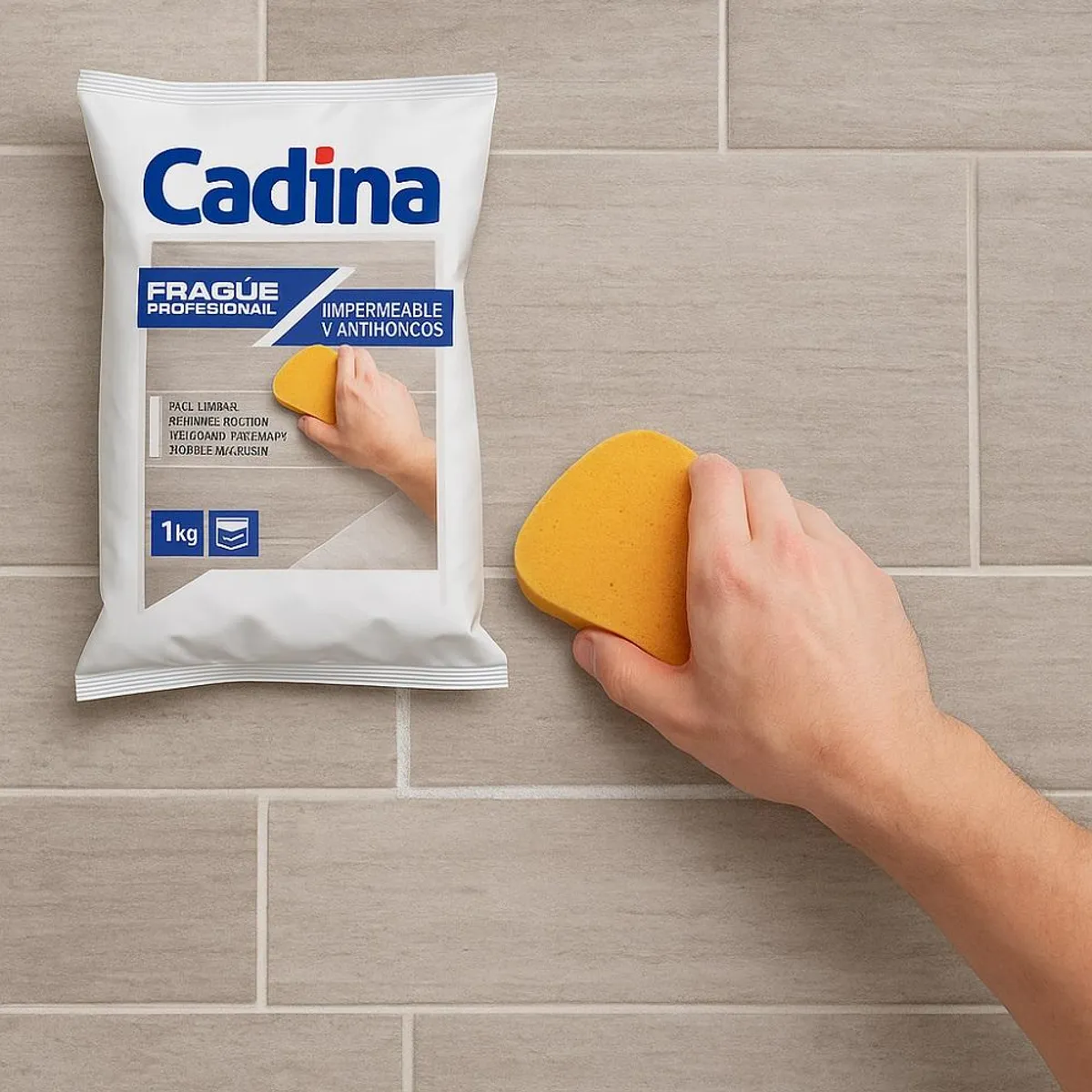 GENERICO - Frague Fluido Blanco 1kg Impermeable Antihongos Cadina