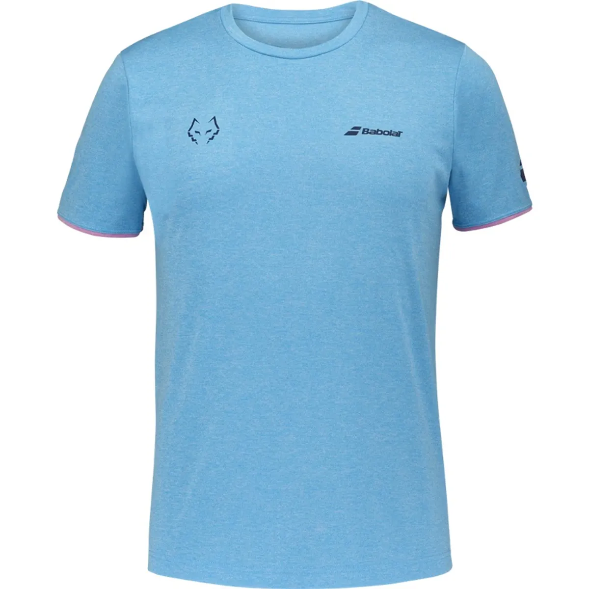 BABOLAT - Polera Babolat Crew Neck Tee Juan Lebron Azul Claro Tenis Padel