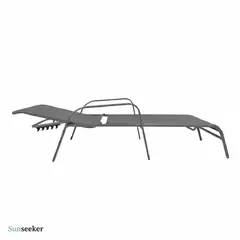 SUNSEEKER - Reposera Acero Reposabrazos Piscina 198x67x52 cm