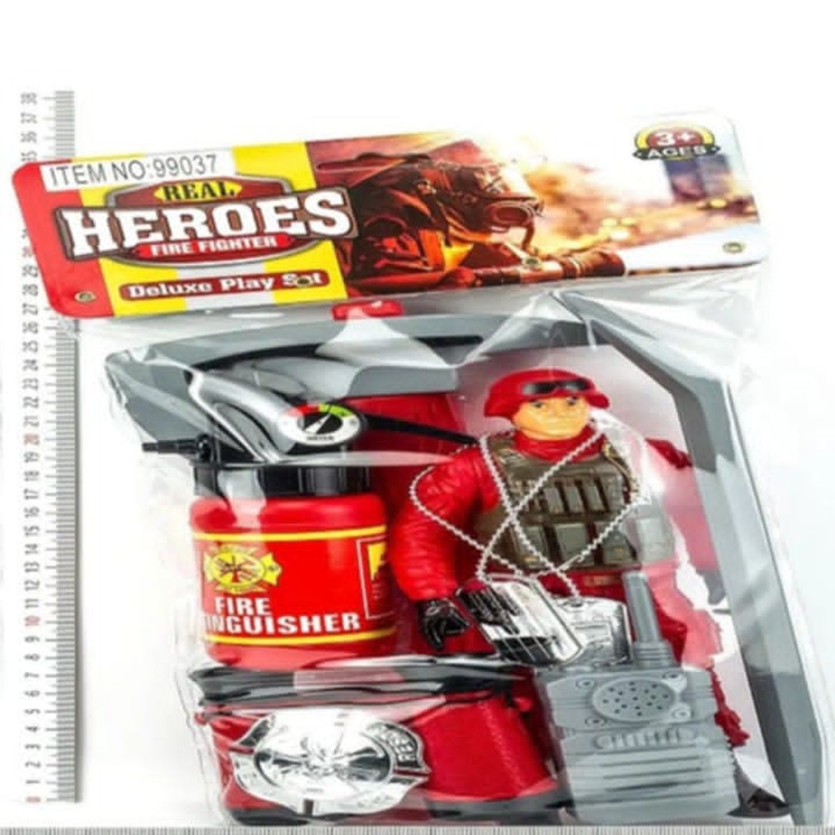 GENERICO - Set juguete bomberos 35 x 20cm