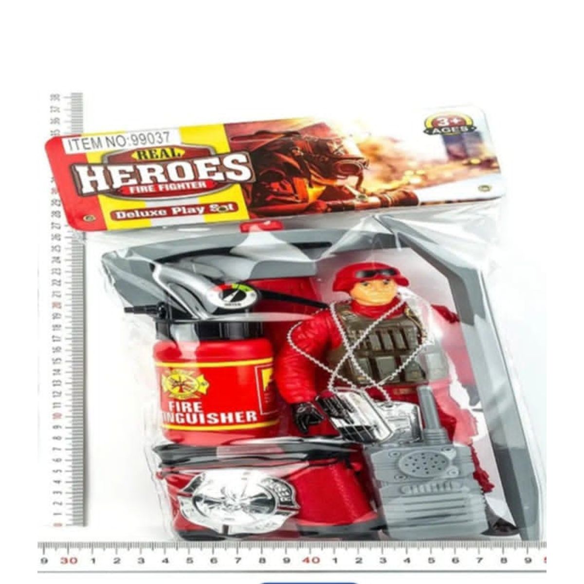 GENERICO - Set juguete bomberos 35 x 20cm