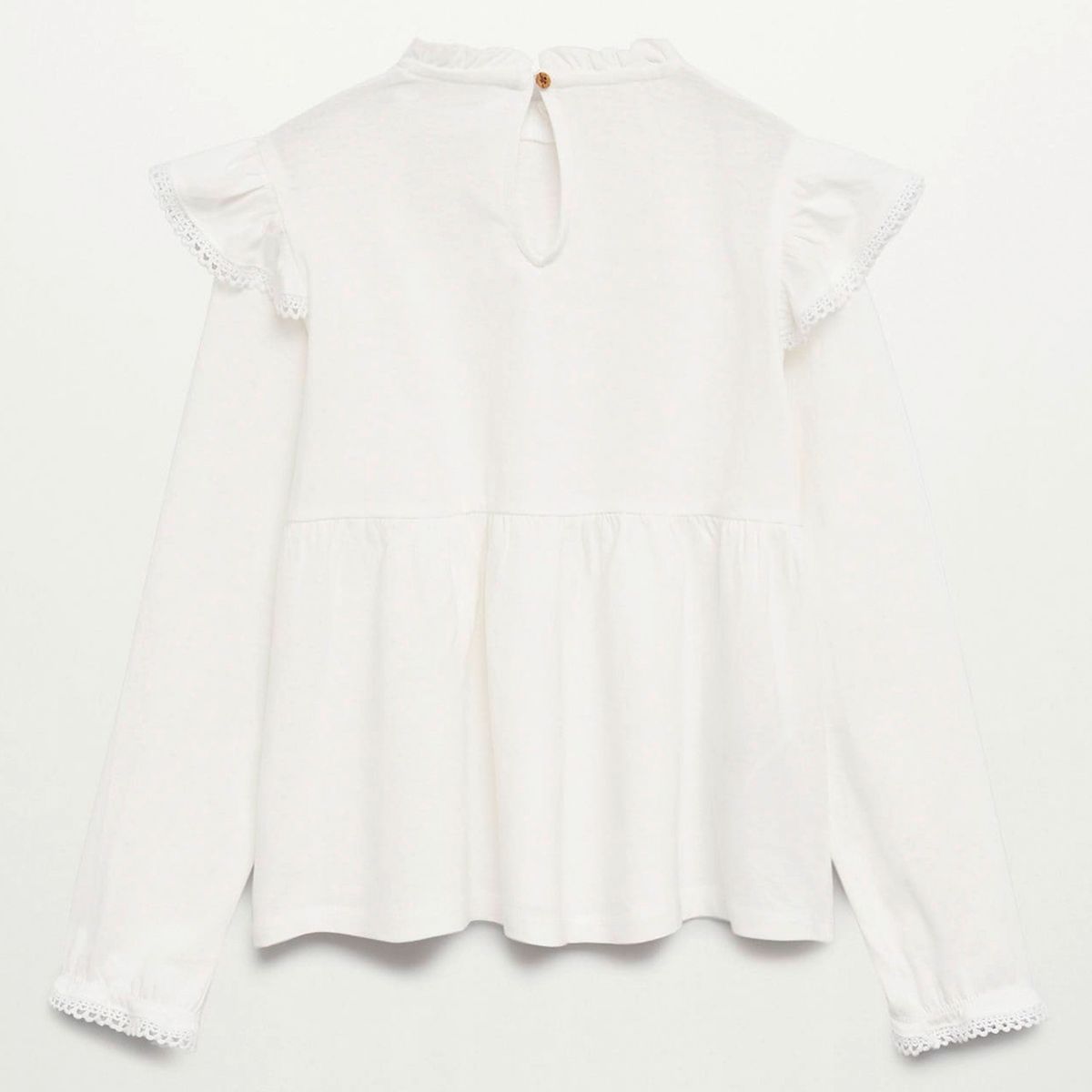 MANGO KIDS - Polera Manga Larga Niña