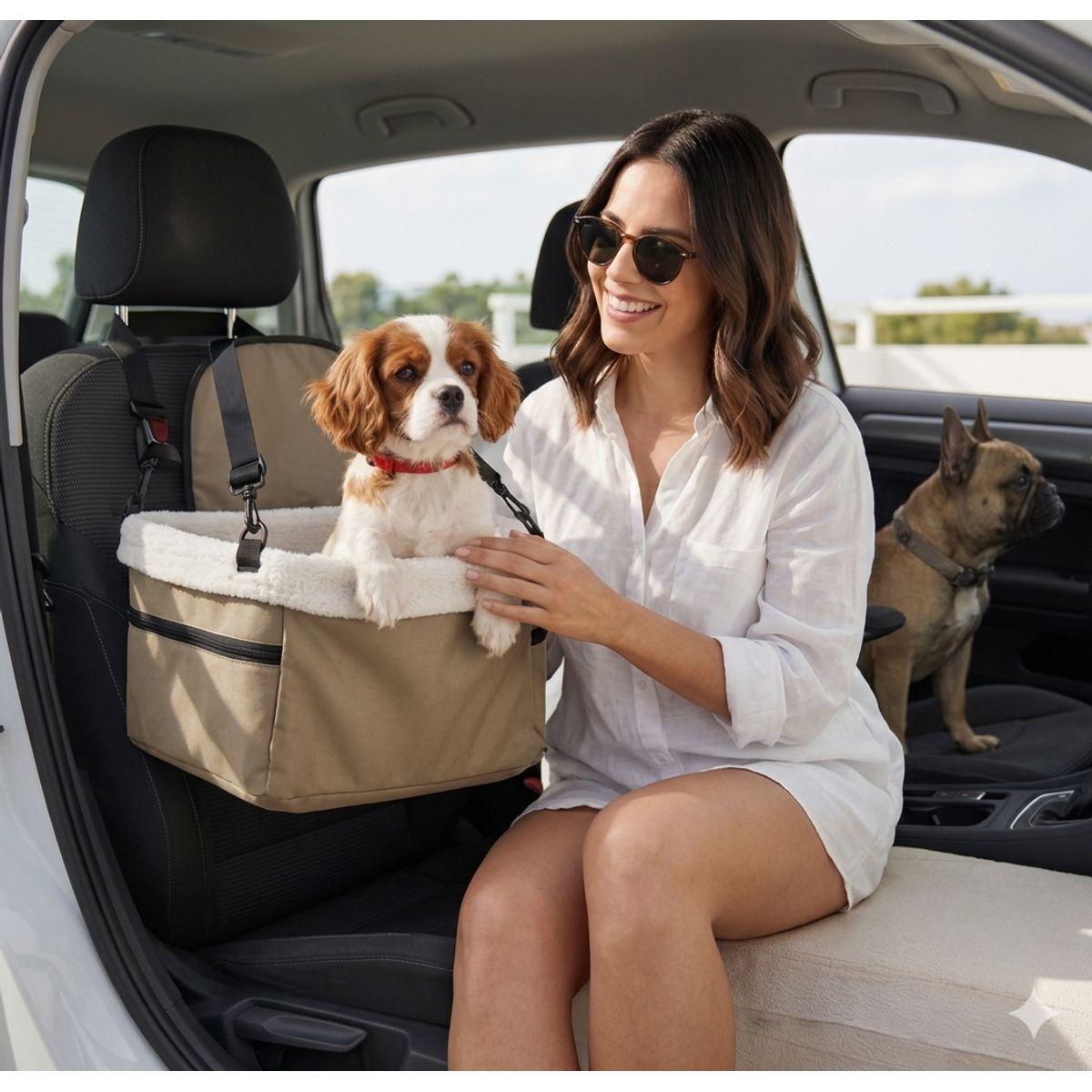MOVI - ASIENTO DE AUTO PARA MASCOTAS